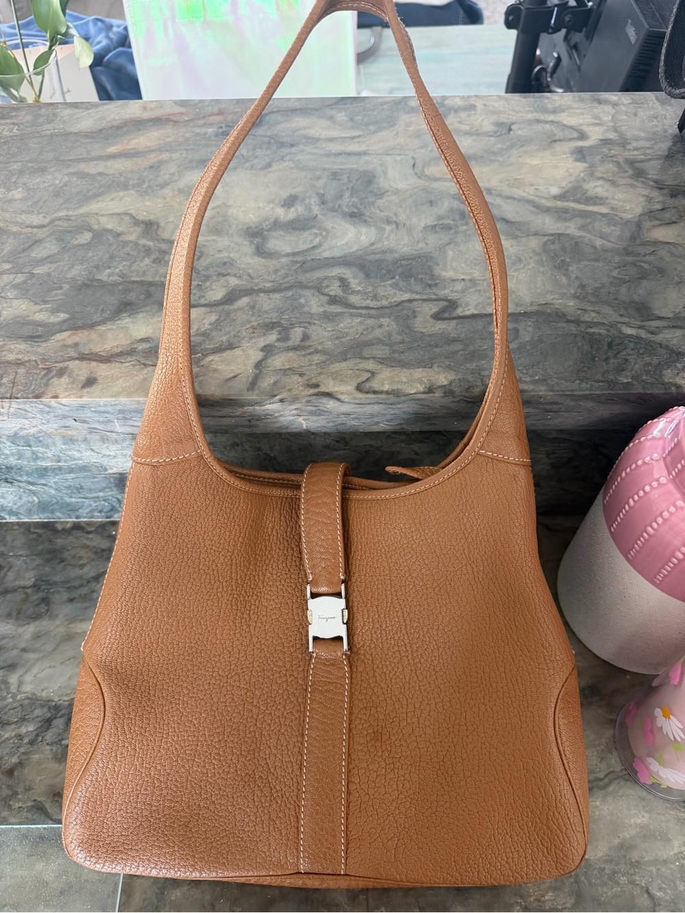 SALVATORE FERRAGAMO Leather Shoulder Bag